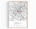 Coordinates picture home | Housewarming gift apartment house poster with frame product logo