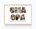 Grandma and Grandpa Christmas Gift, Grandparents Photo Collage, Personalized Picture, Grandchild Gift product logo