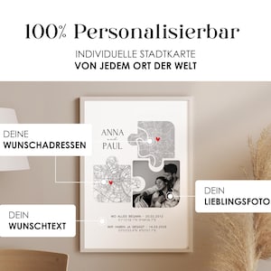Anniversary gift for him Personalized photo gift Partner Where it all began Gift Man Woman Wedding anniversary Yes Picture Coordinates Couple image 2