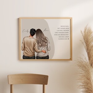 Produktbild von Personalisiertes Holzbild Als Geschenk – Individuelle Datumsgravur, Für Valentinstag, Partner Oder Freundin
