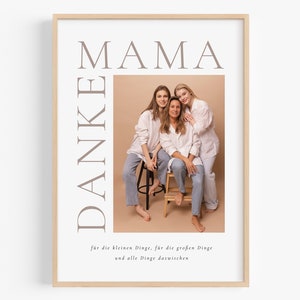 Thank you mom Mother's Day gift Gift for mom for Mother's Day Birthday personalized photo gift mom daughter mom picture picture frame