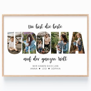 Uroma Geschenk personalisiert | Geschenk Uroma Geburtstag Muttertag | Beste Uroma Geburtstagsgeschenk | Uroma Bild