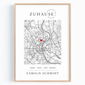 Einzugsgeschenk Haus Einweihungsgeschenk Koordinaten Bild Zuhause Bilderrahmen Hausbau Hauskauf Geschenk Richtfest Geschenk Einzug Poster