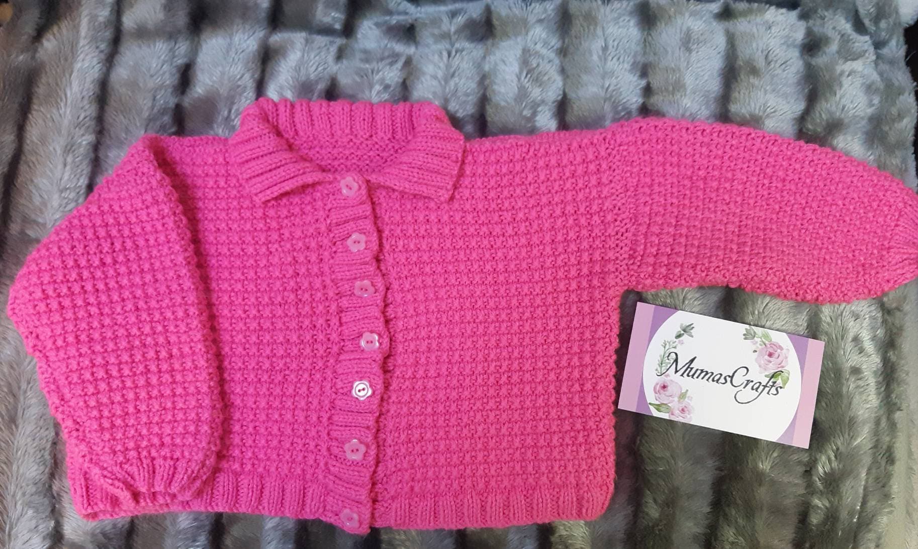 Handmade knitted baby cardigan Etsy