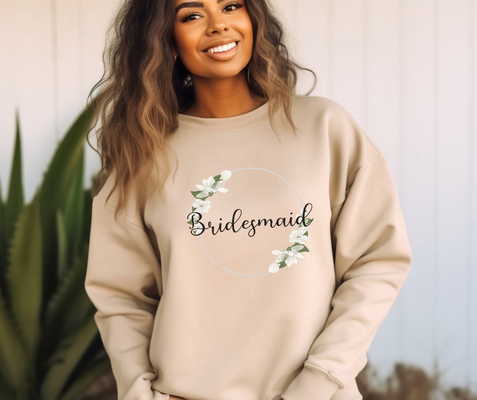 Bridesmaid Sweatshirt Etsy UK
