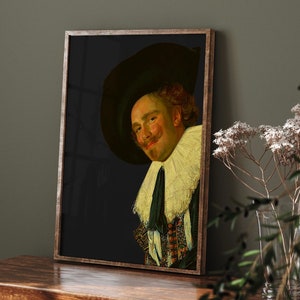 Portrait à l&#39;huile vintage | Art mural alternatif Décoration originale