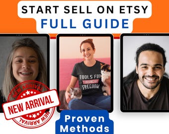 Hur man konfigurerar en Etsy-butik för digitala nedladdningar. Hur man säljer på Etsy och rankar 1:a på Etsy-söksidan, Etsy-butikens säljarguide, säljer på Etsy