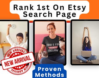Como vender no Esty e ficar em primeiro lugar na página de pesquisa do Etsy, guia de ajuda para vendedores de SEO da Etsy Shop, como vender no Etsy, manual do vendedor da loja e brinde grátis