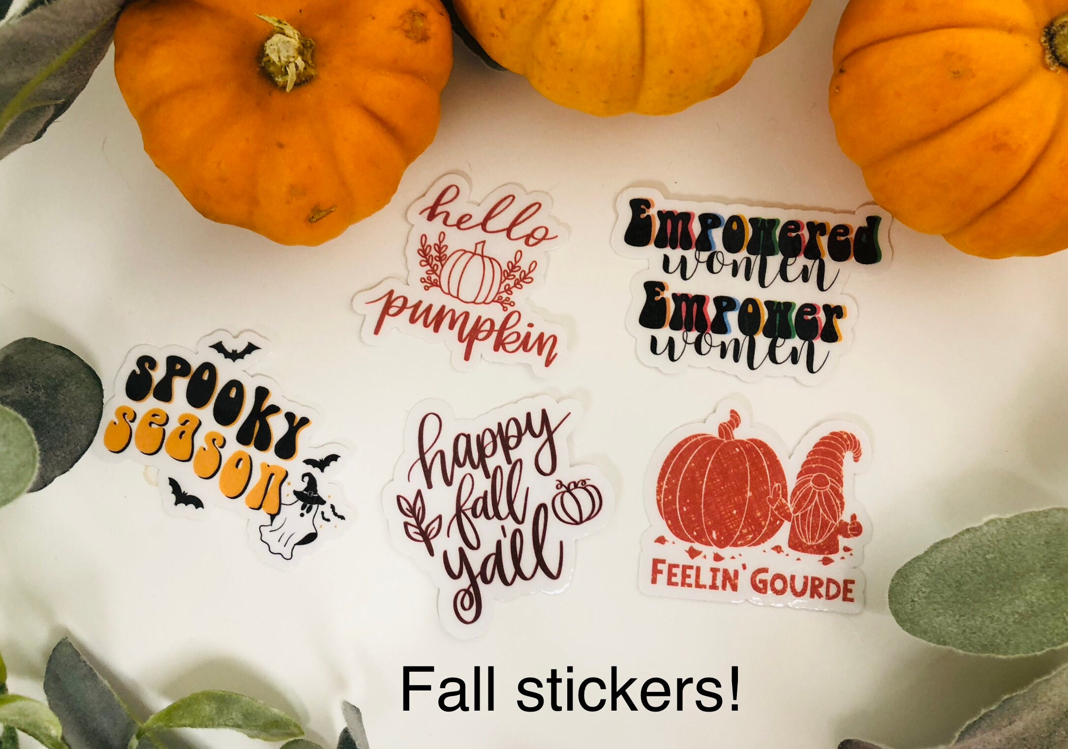 Spooky Sticker/chilling Stickers/hotter Stickers/fall Stickers ...