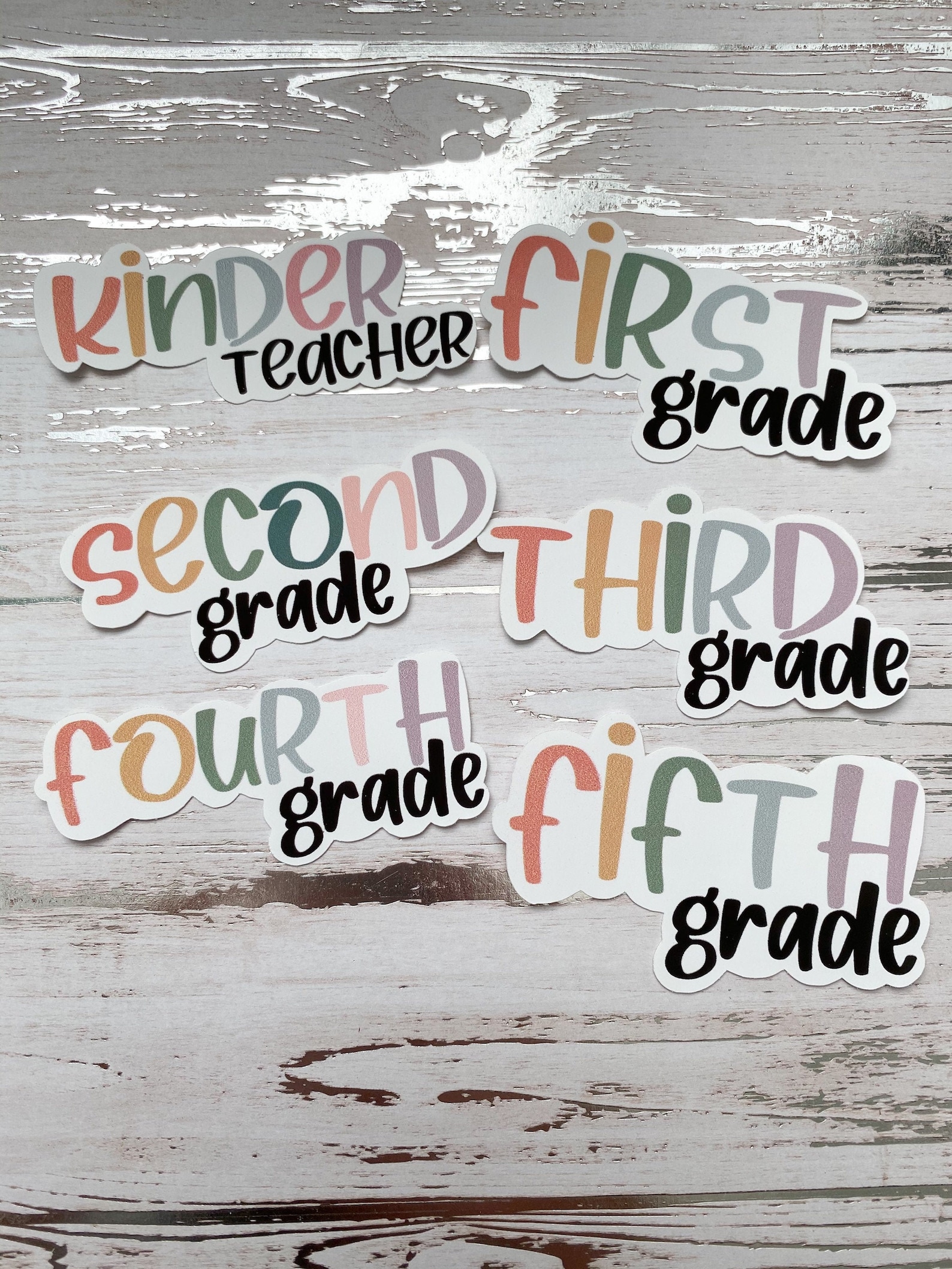 Grade Level Stickers Teacher Stickers Back To School Etsy