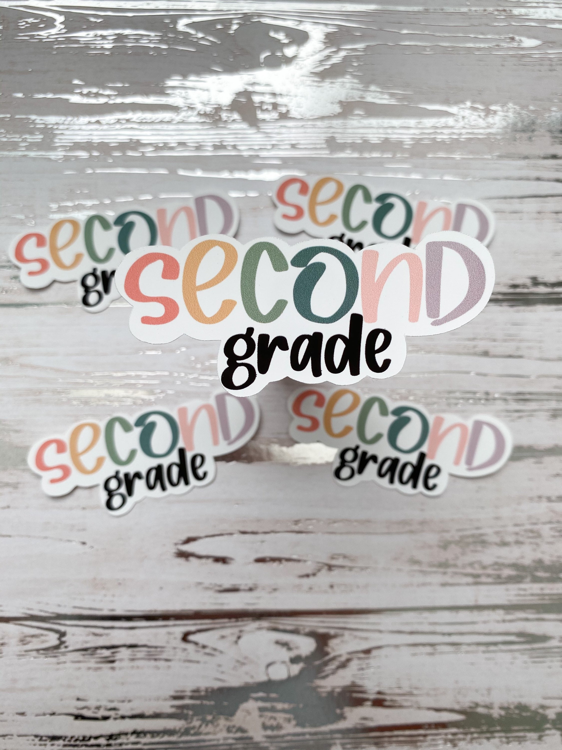 Grade Level Stickers Teacher Stickers Back To School Etsy