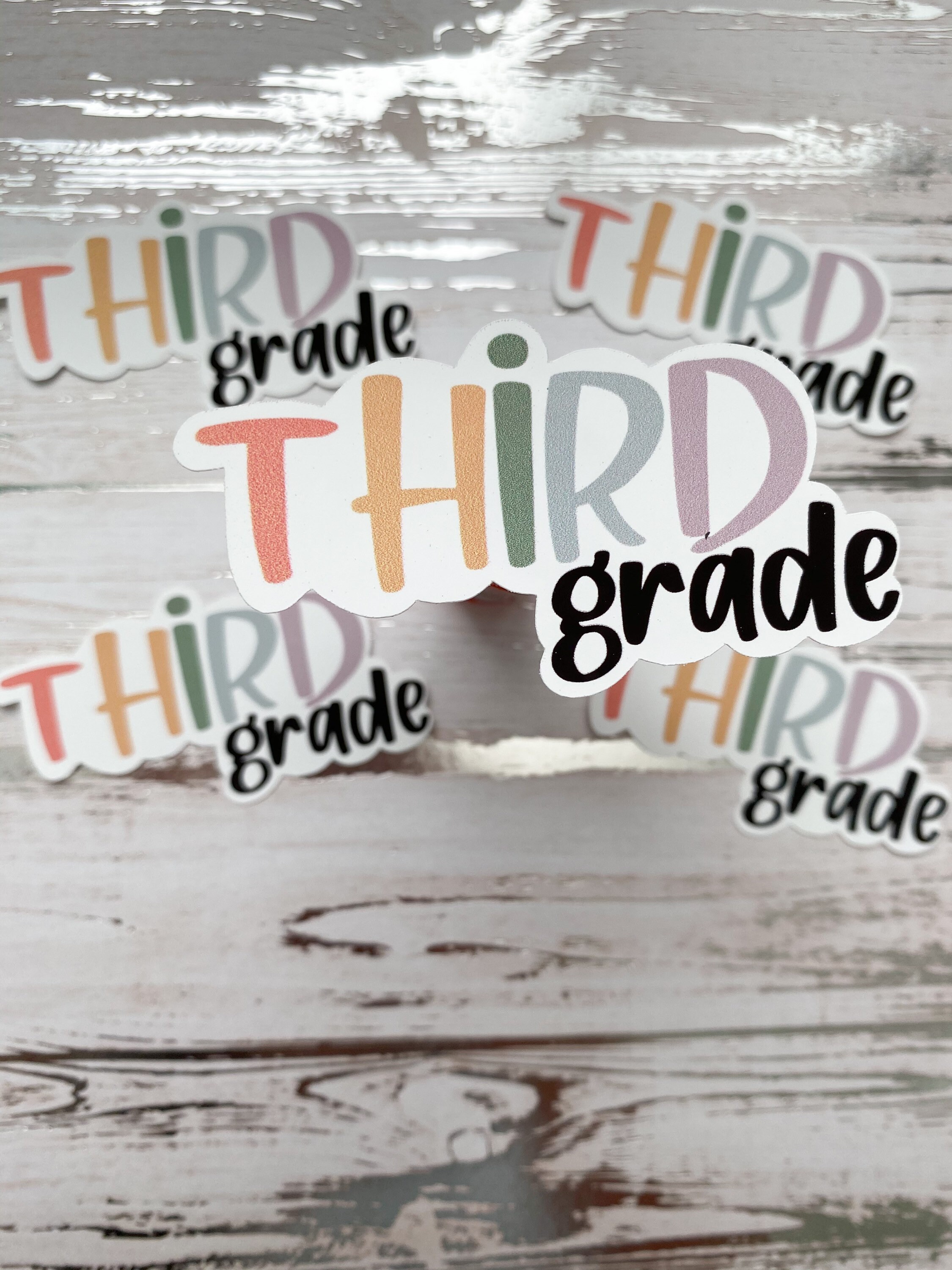 Grade Level Stickers Teacher Stickers Back To School Etsy