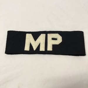 WWII US Army MP Military police Armband wool felt