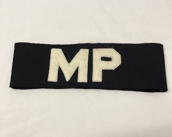 WWII US Army MP Military police Armband wool felt