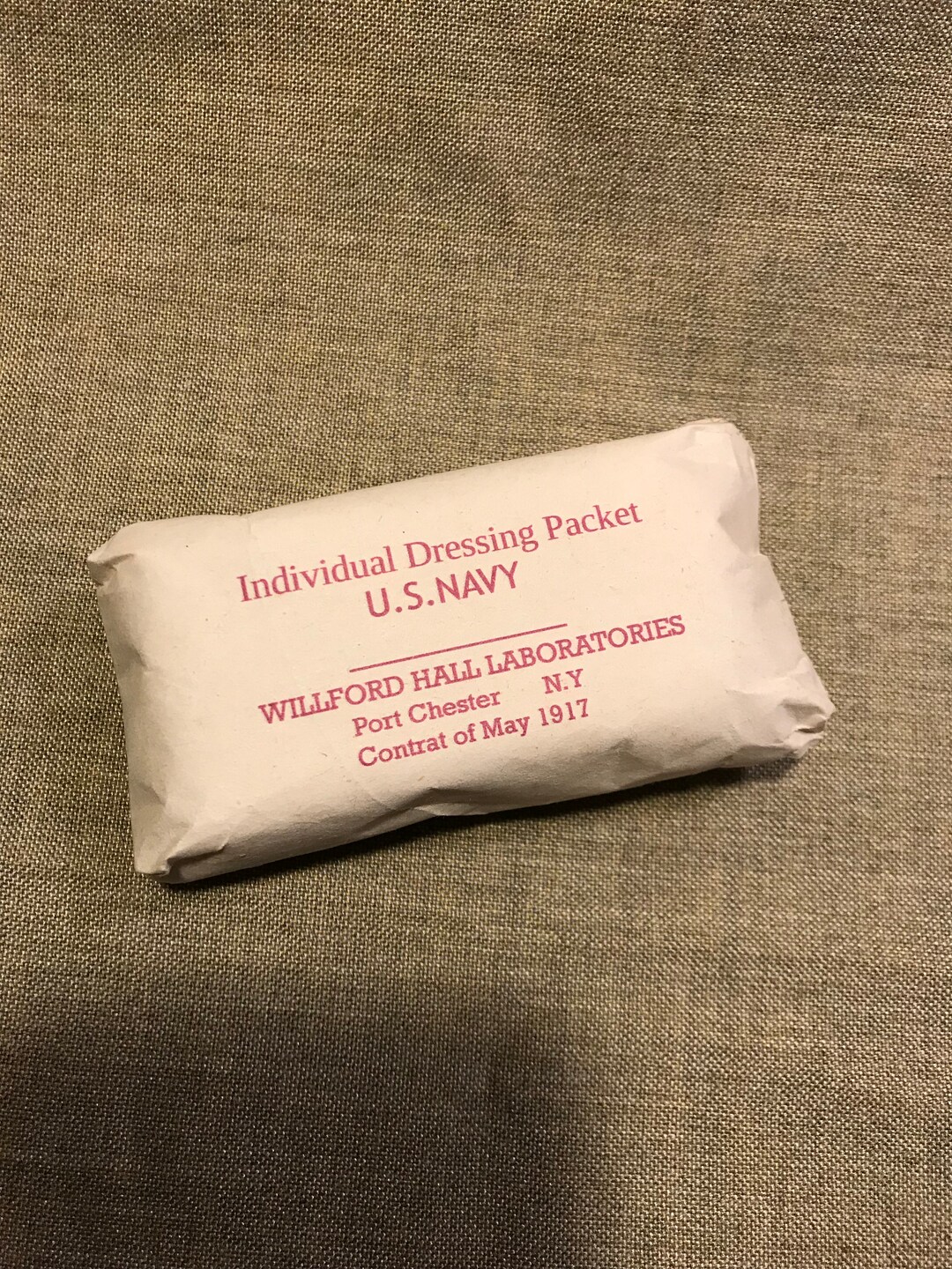 WWI US Navy Marine Corps First Aid Wound Dressing Bandage Etsy