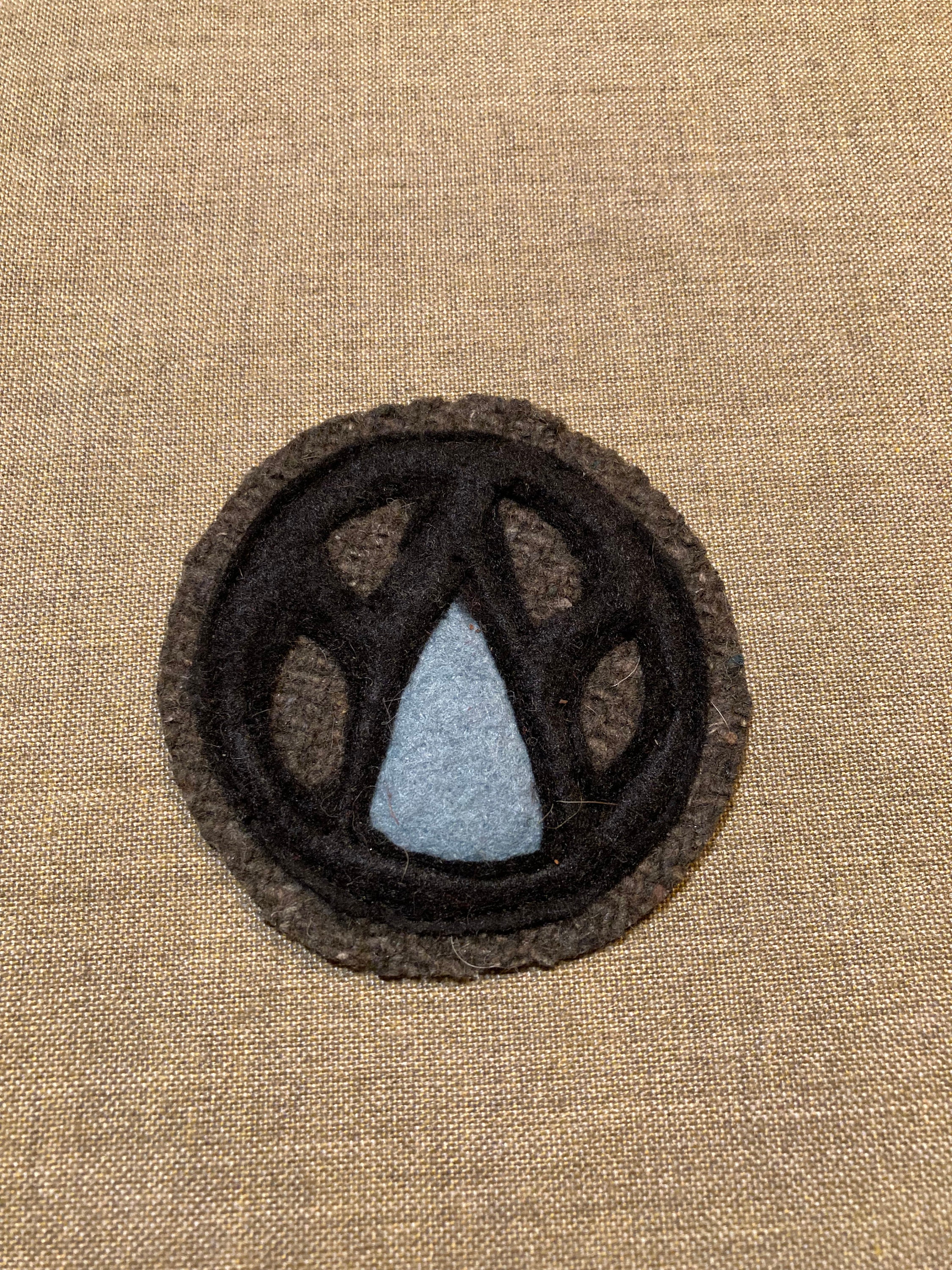 WWI US Army 89th Division Infantry patch wool felt
