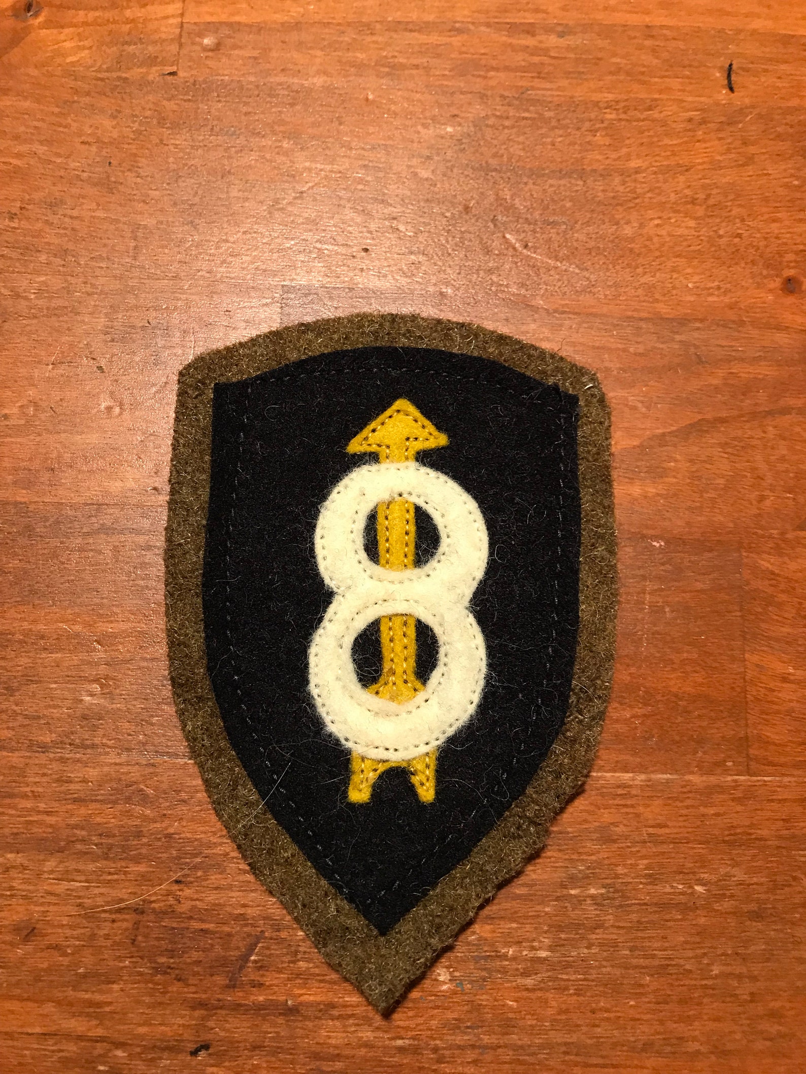 WWI US Army 8th Division Patch Wool - Etsy