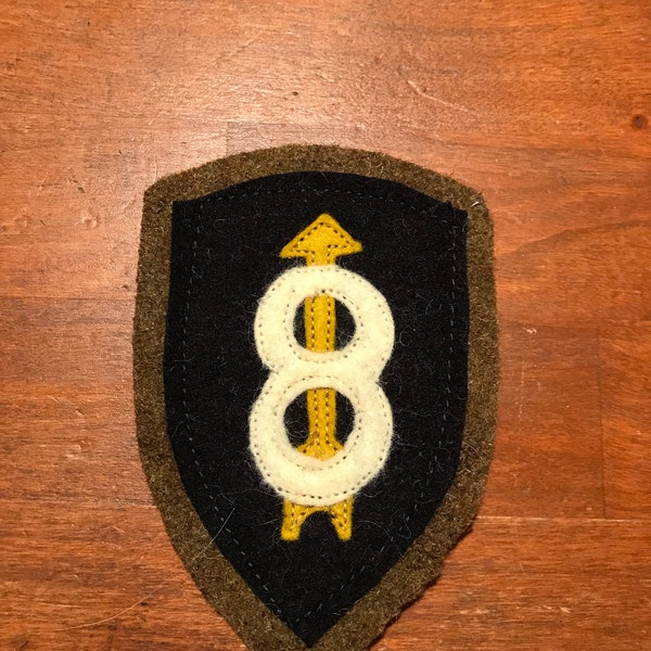 US ARMY EIGHTH 8TH INFANTRY DIVISION INF DIV ID PATCH MY CREDENTIALS...