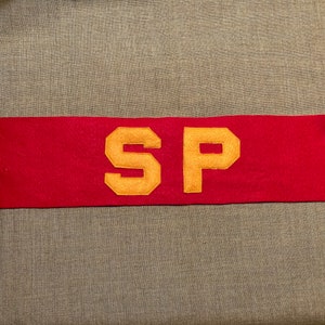 WWII USMC Marine SP Shore Patrol Armband wool felt