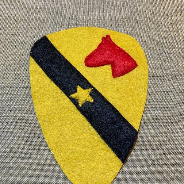 1920's -WWII US Army 1st Cavalry Division patch wool felt