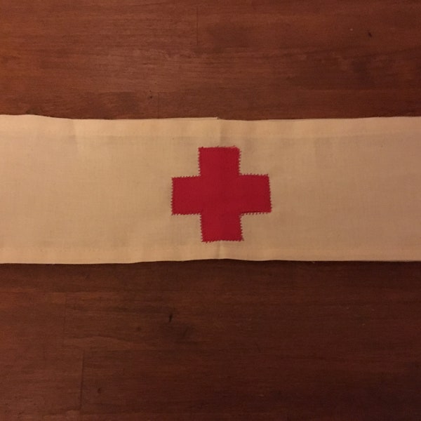 WWII US Army Medic Armband Geneva cross red cross