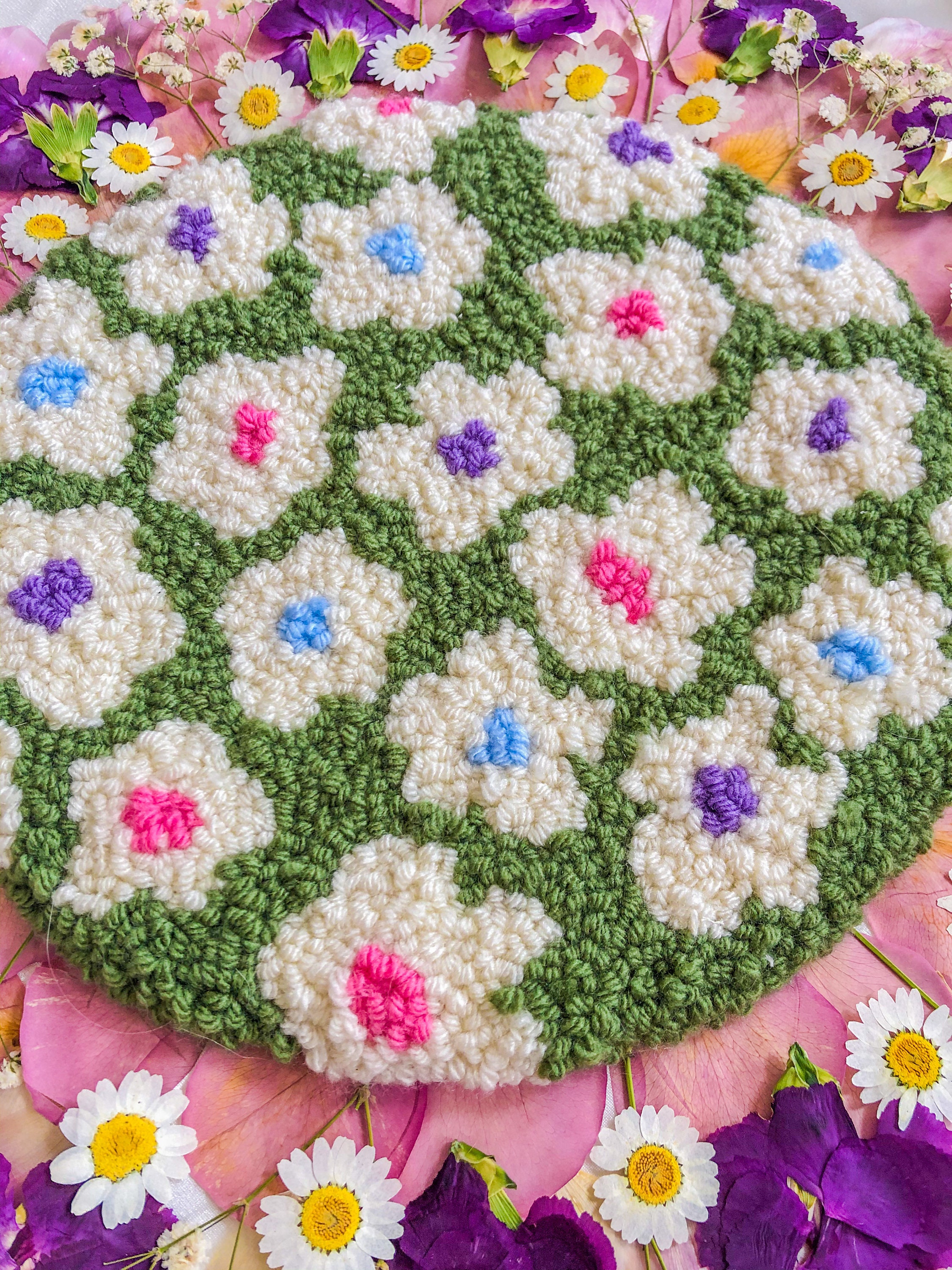 Easter Garden Rug SPRING RUG COLLECTION Hand Tufted Rug Etsy
