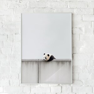 Unique Poster Print Giant Panda Poster Wall Art Digital Download Animal Poster Panda Fan Art