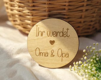 Wooden sign You are going to be grandma and grandpa – pregnancy announcement gift – surprise for grandparents – baby bump photo shoot – baby shower decoration