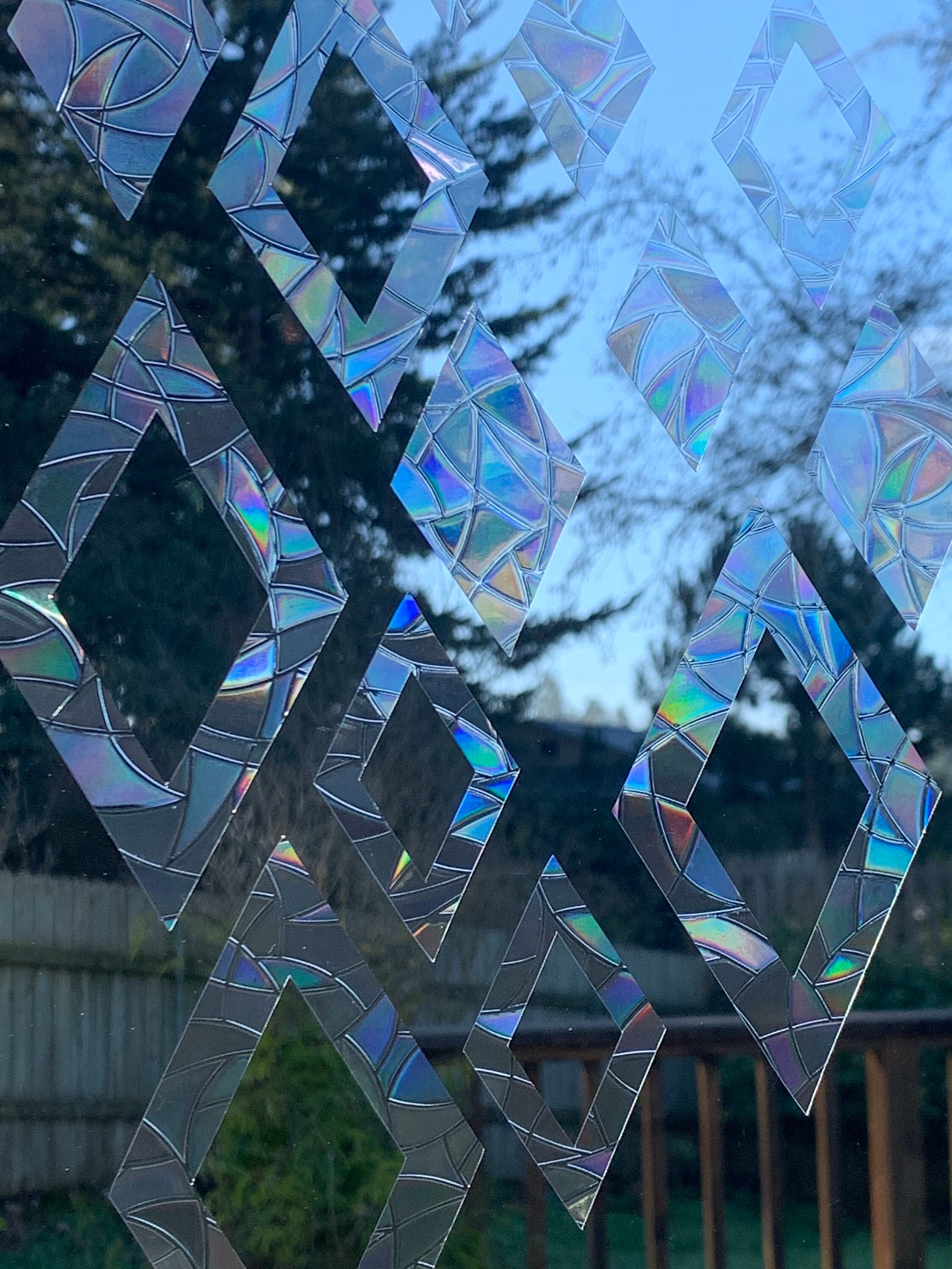 Diamond Window Prisms set of 15 // Rainbow Sticker // Prism Etsy