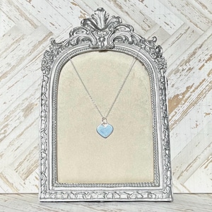 Sterling silver heart pendant necklace