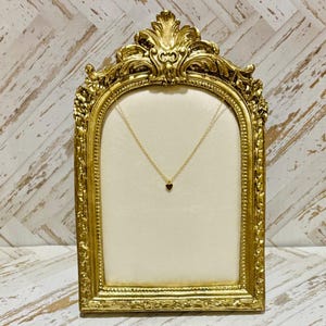 Collier pendentif coeur en or 14 carats