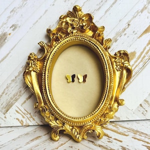 14k gold butterfly stud earrings