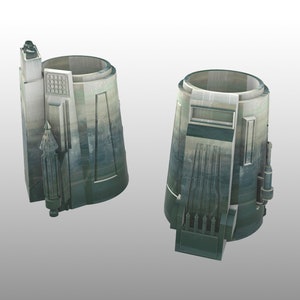 Mandalorian Gauntlets - Hinged with Clasp - 3D Print Files ONLY