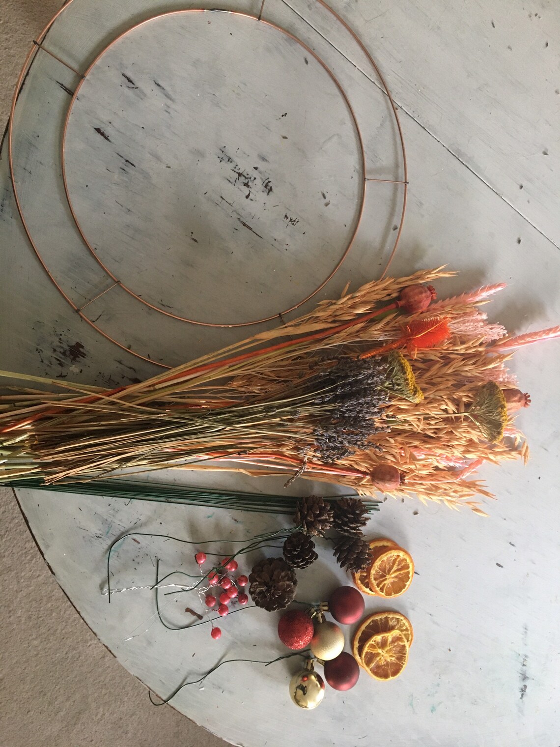 Wreath making kit without greenery Etsy