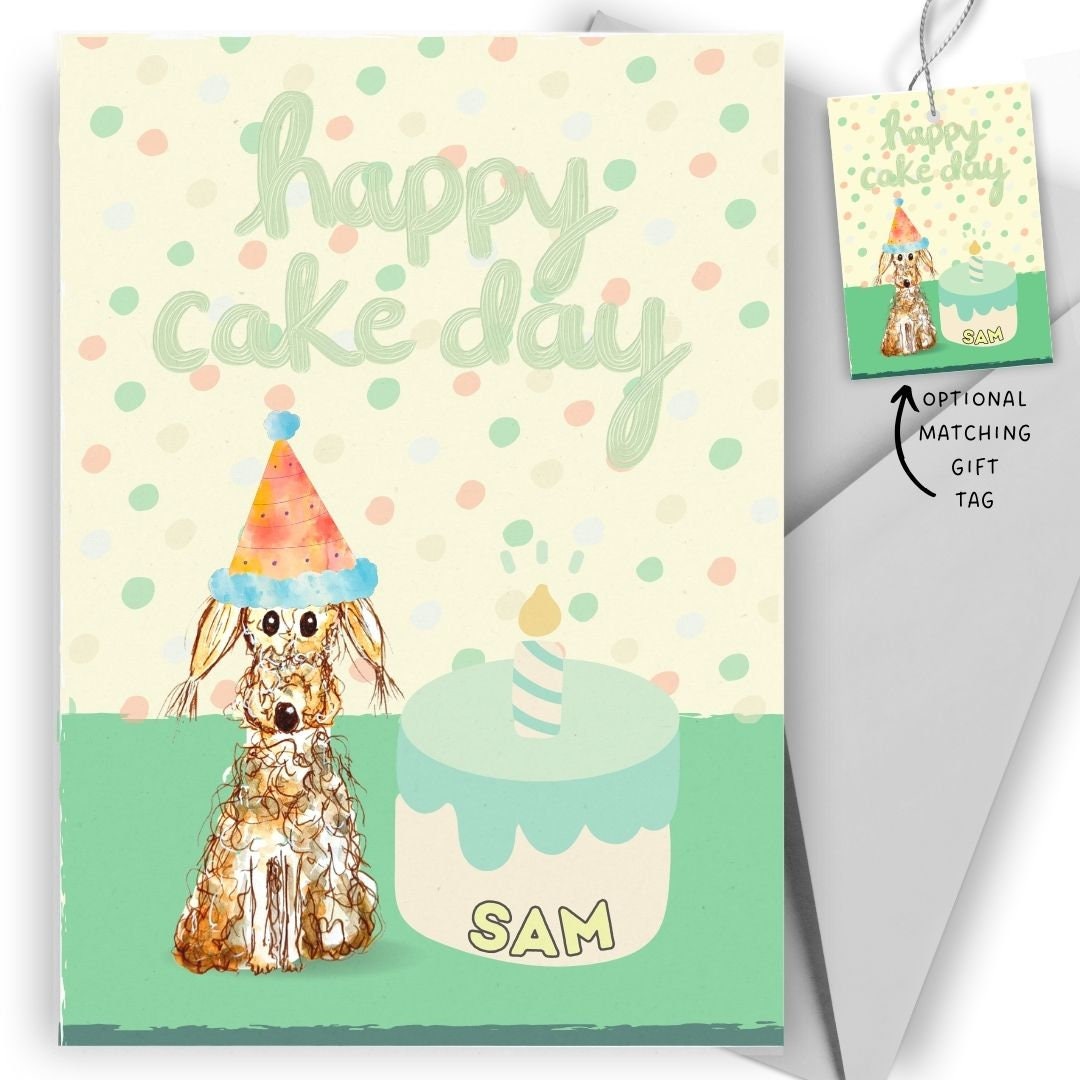 Bedlington Whippet Card Bedlington Card Beddie Card - View #10