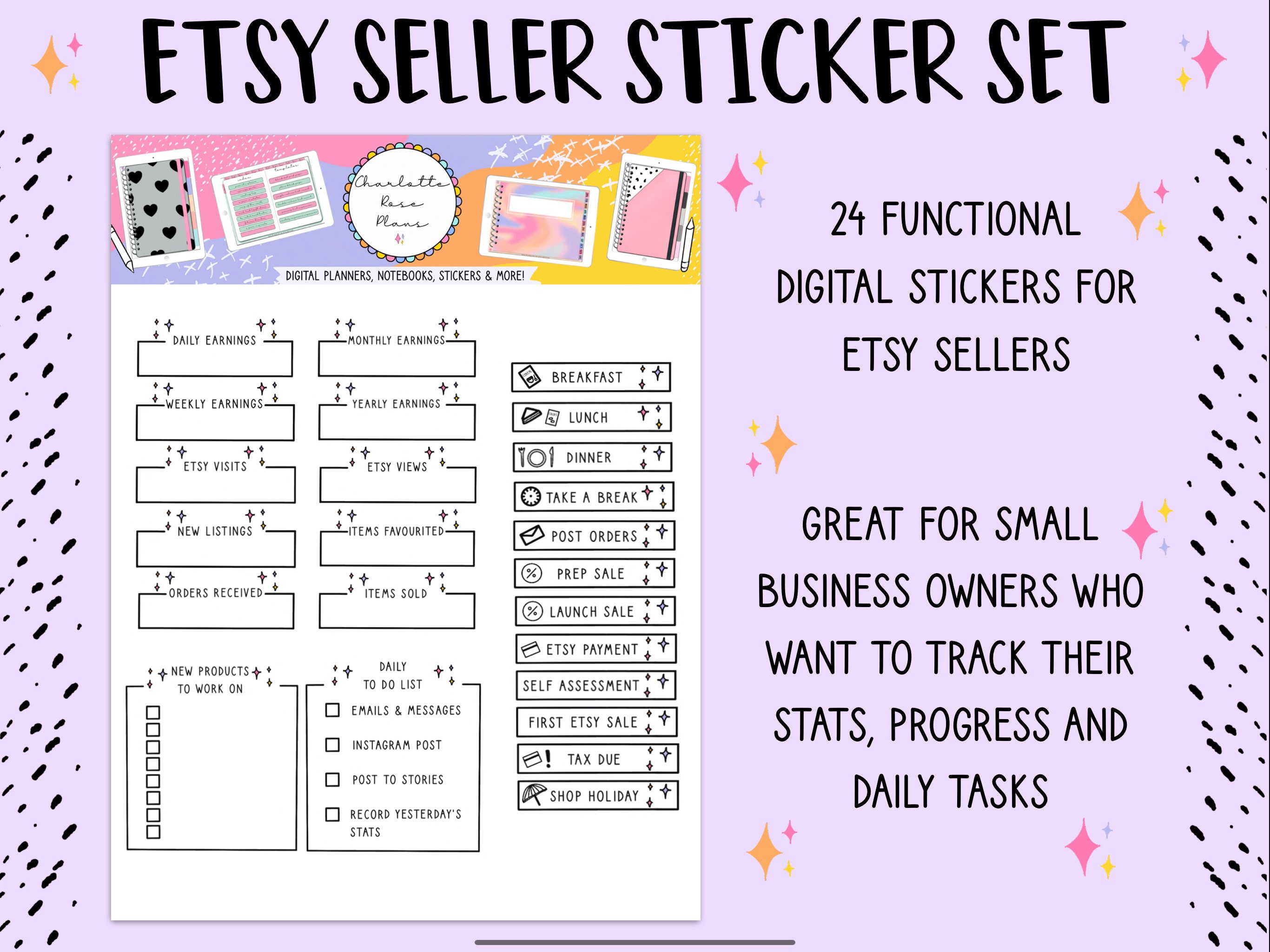 Etsy Seller Digital Stickers Small business stickers Etsy | Etsy