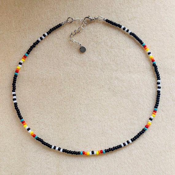 Single strand beaded necklace patterns discount