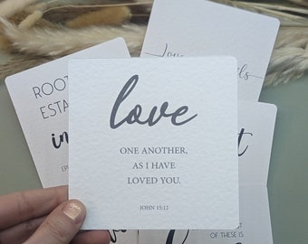 Bible Verse Cards: Instant Photo Style, Christian Gift
