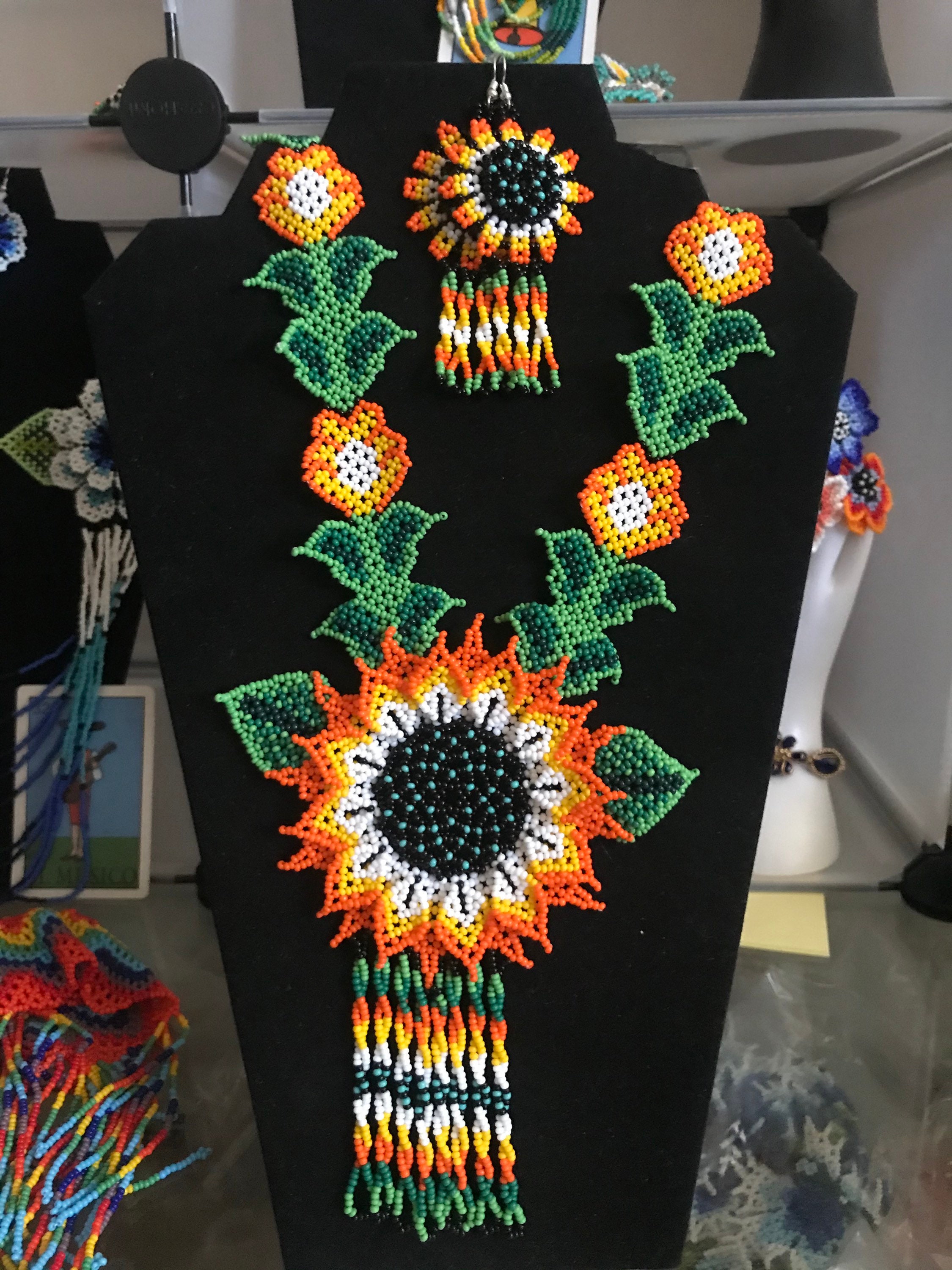 Handmade Mexican jewelry set Etsy