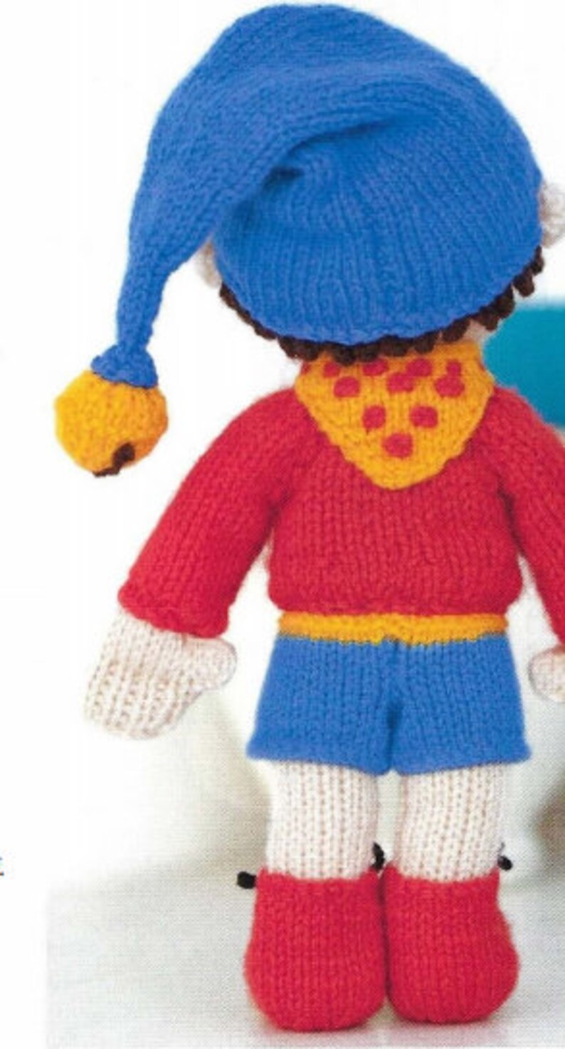 Noddy Childrens Stuffed Toy knitting pattern PDF. 10.5 ...