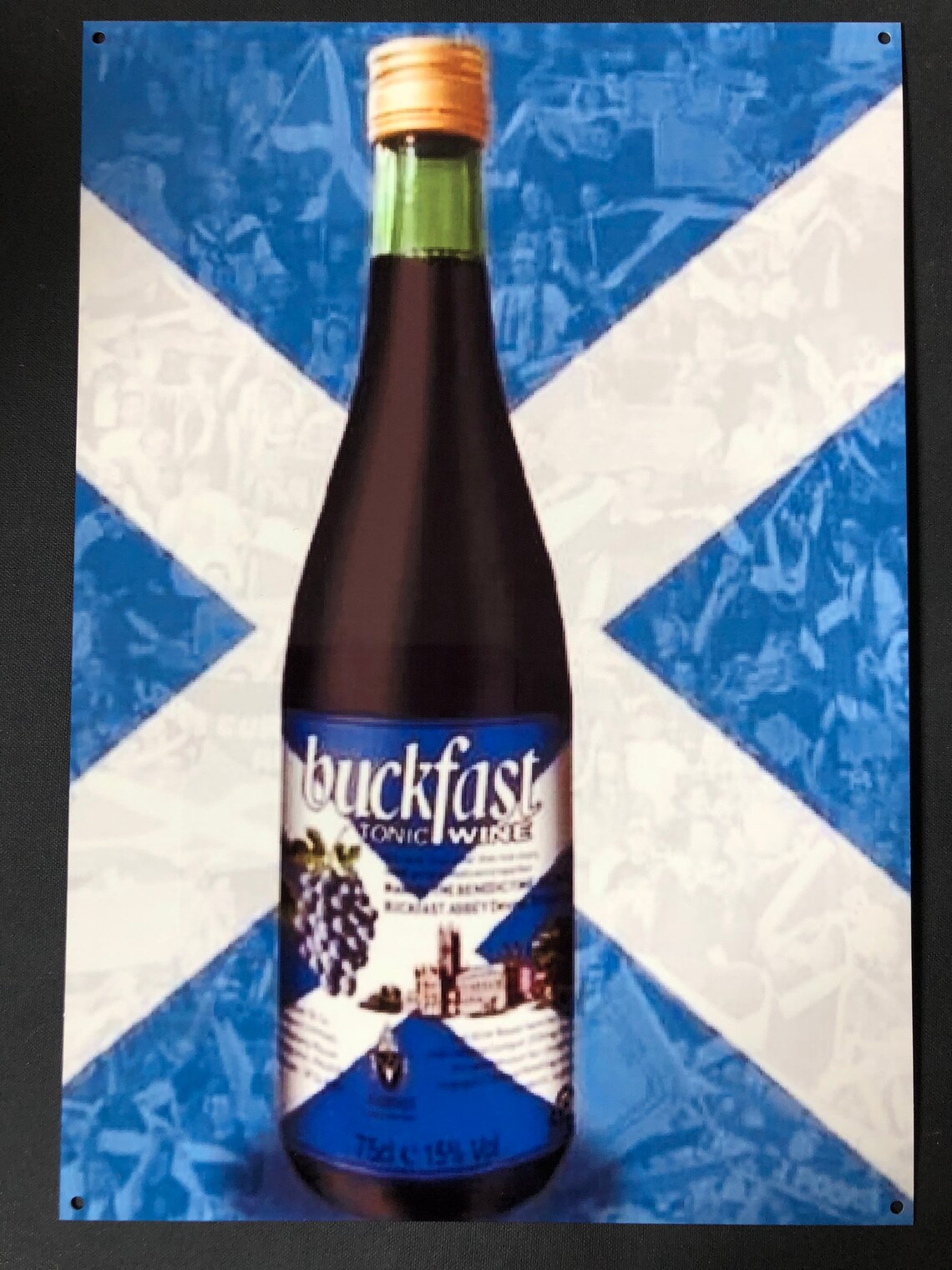 Ya hoor Sir metal buckfast print Scottish gift man cave Etsy