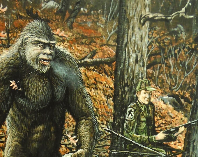 Bigfoot Painting - "The Trespasser" (Poster)