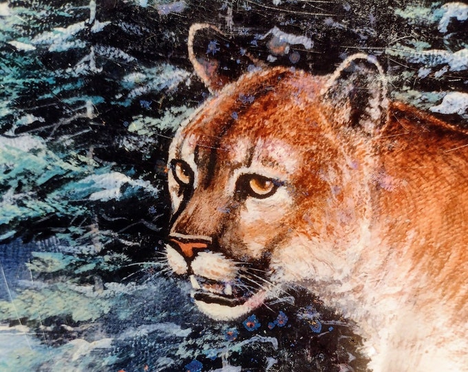 Wildlife Painting - "Cry In The Wilderness" (Poster)