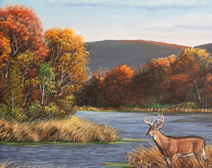 Wildlife Painting - "Shenandoah Retreat" (Poster)