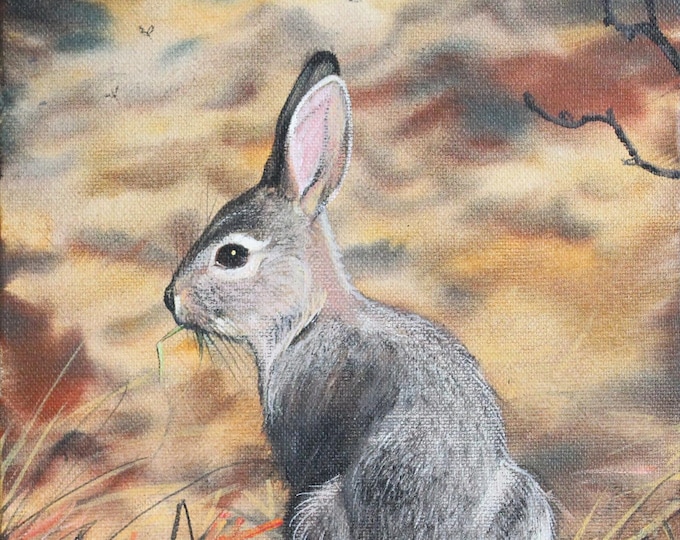 Wildlife Painting - "Catch Me If You Can" (Poster)