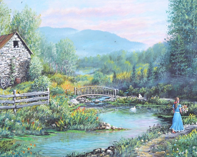 Landscape Painting - "Easter Sunday" (Poster)