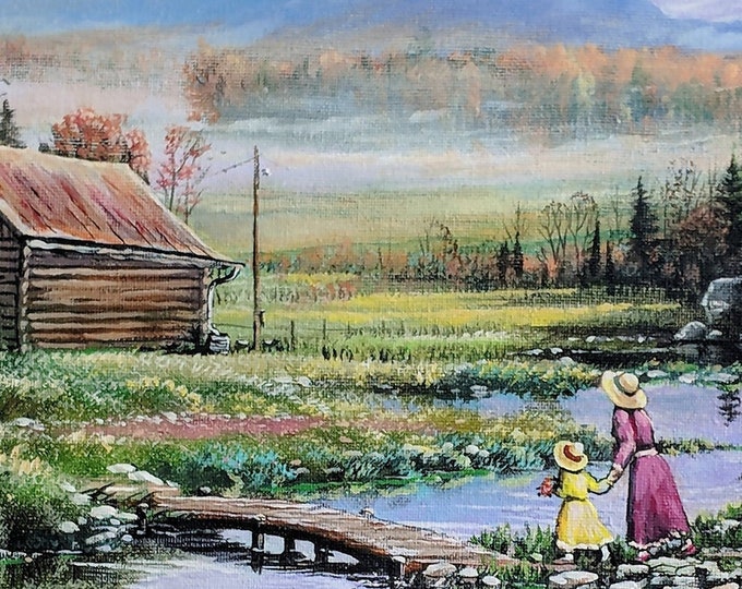 Landscape Painting - "Shenandoah Valley Visitors" (Poster)