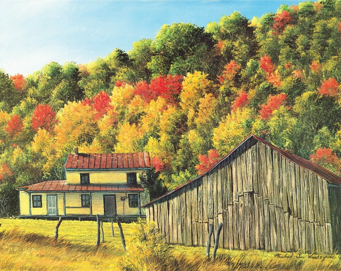 Landscape Painting - "Lam's Home" (Poster)