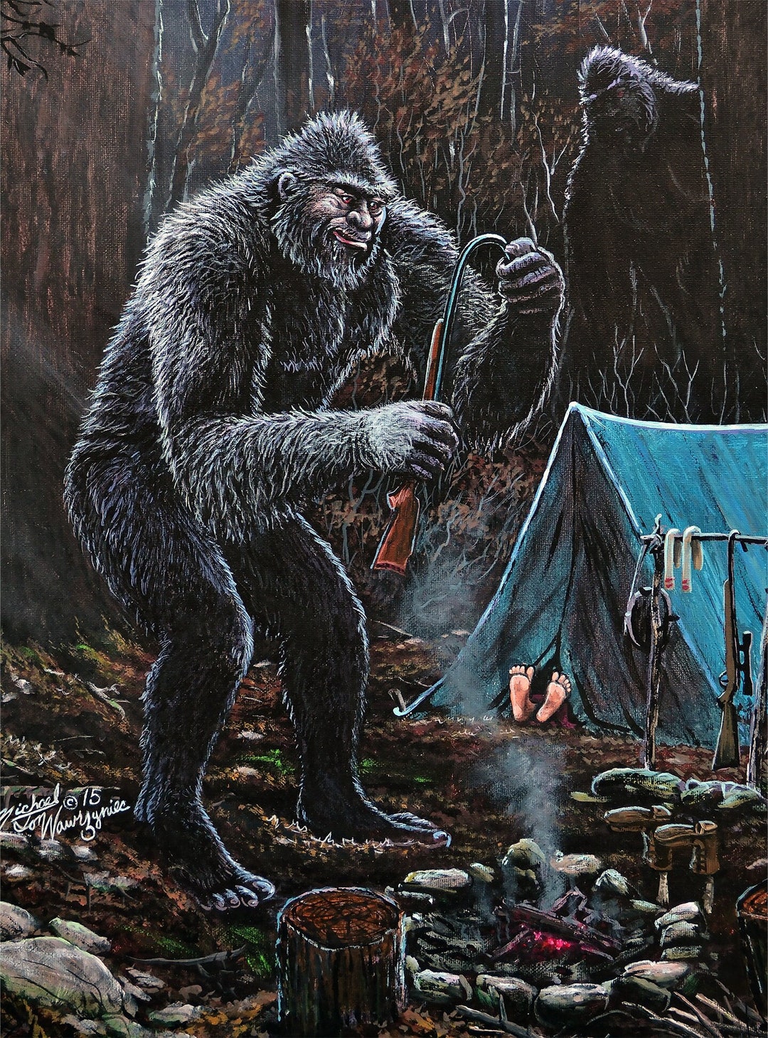 Bigfoot Painting - 