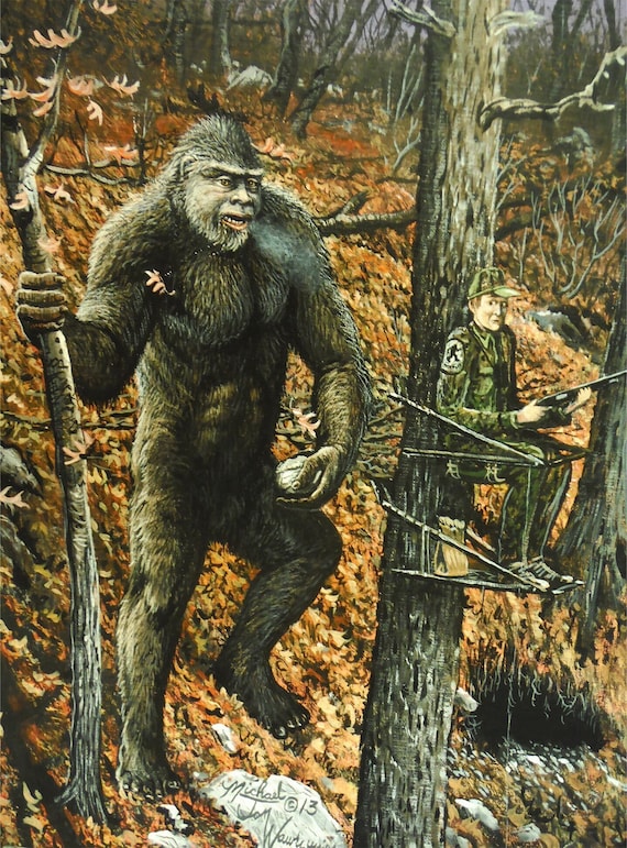 Bigfoot Painting - 